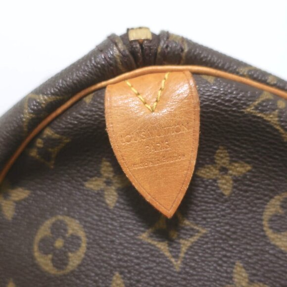 Louis Vuitton Keepall 55 Monogram Canvas Duffle Bag Brown W/ Tag, Lock, Key - Picture 6 of 16